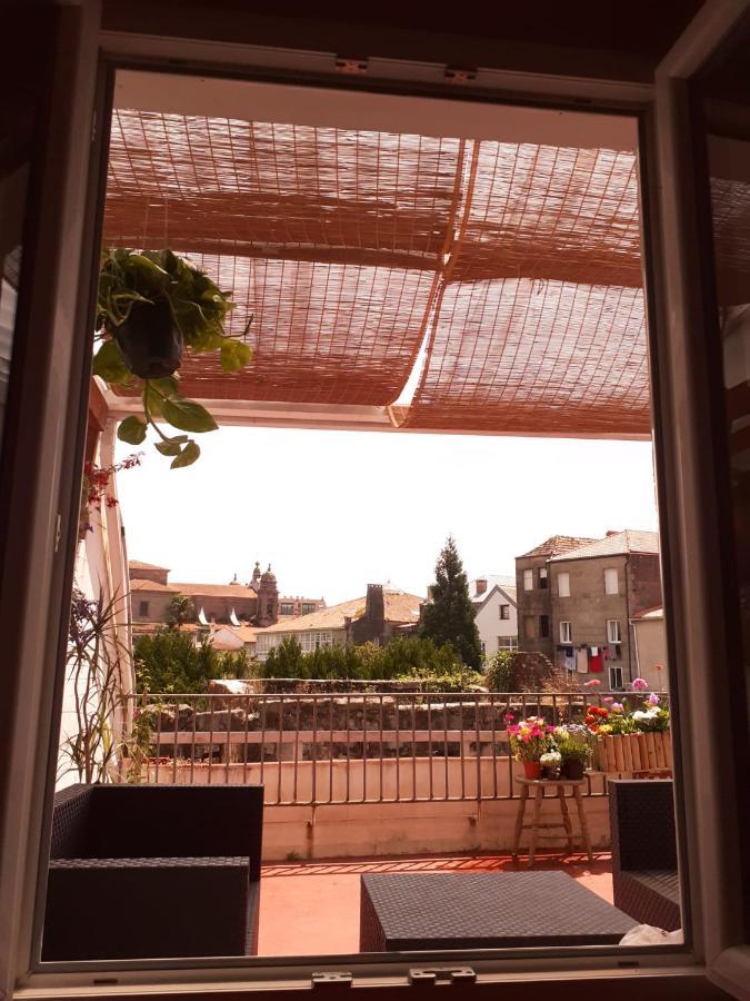 Apartamento SX6 Ático con terraza en centro histórico Pontevedra Exterior foto